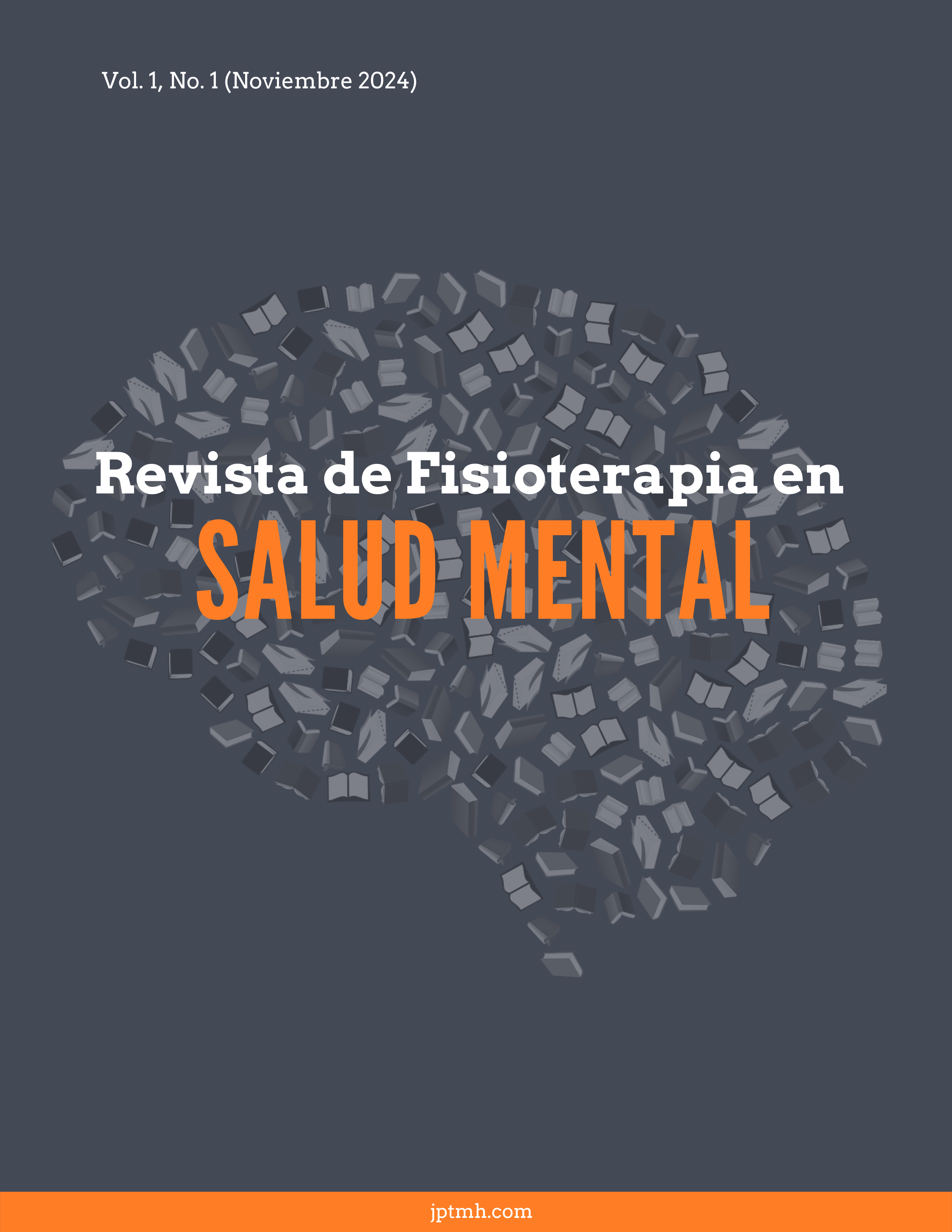 Portada del Volumen 1, Número 1 de noviembre 2024 de la Journal of Physiotherapy in Mental Health